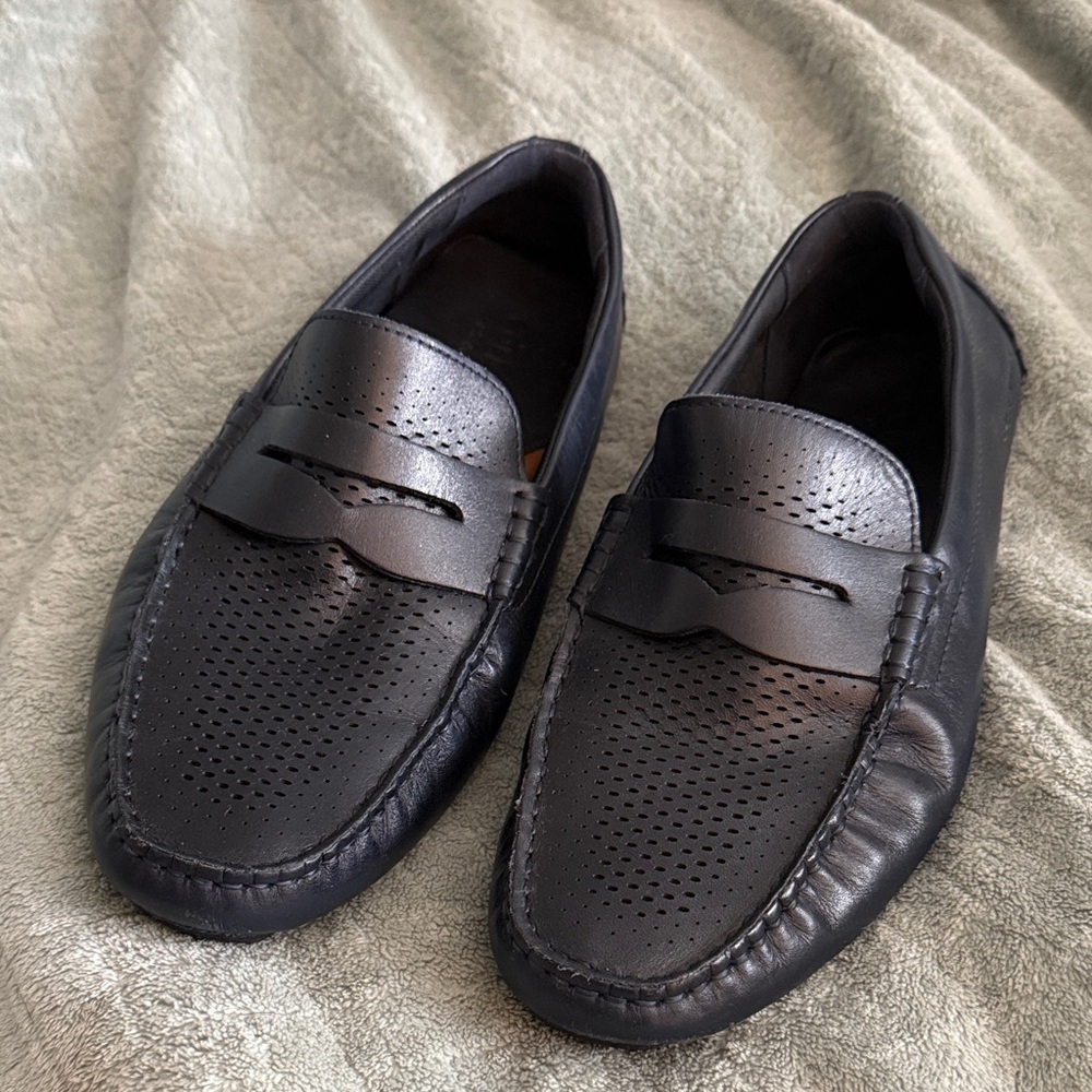 Cole Haan Men's Navy Blue Loafers